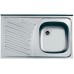 ALVEUS Compact 10 kuchynský drez, satin, pravý 1009427