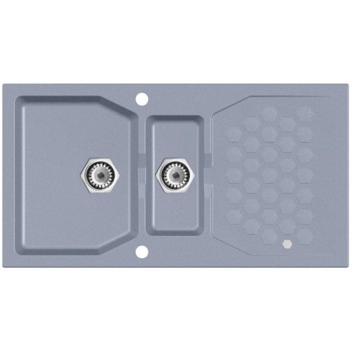 ALVEUS SENSUAL 70 kuchynský drez granitový, 980 x 520 mm, steel 04