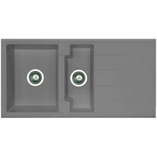ALVEUS Cubo 70 drez Algranit, 980 x 500 mm, antracit metalik 1054769