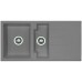 ALVEUS Cubo 70 drez Algranit, 980 x 500 mm, antracit metalik 1054769
