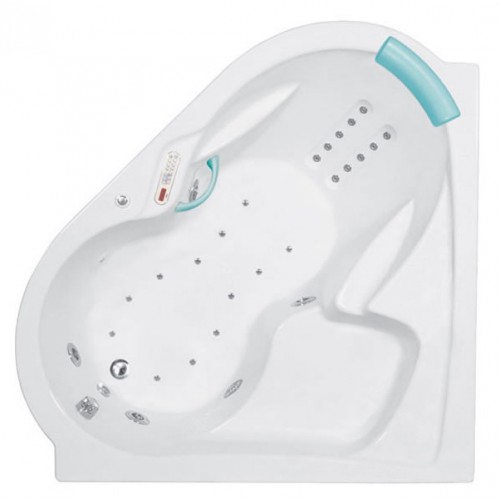 TEIKO Vaňa Antalye P rohová 156 x 156 cm - HTP systém EASY, pravá V211156R04T01021