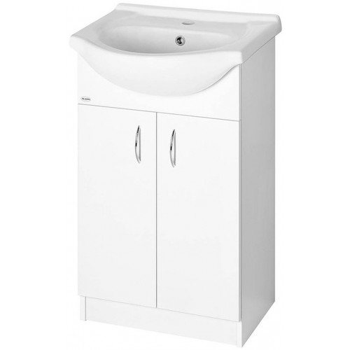 AQUALINE SIMPLEX ECO 50 umývadlová skrinka vrátane umývadlá 47x83,5x29 cm SIME500