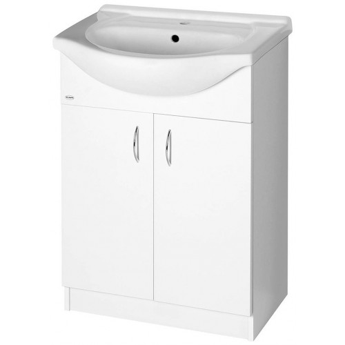 AQUALINE SIMPLEX ECO 60 umývadlová skrinka vrátane umývadlá 58,5x83,5x30,7cm SIME600 AQUALINE SIMPLEX ECO 60 umývadlová skrinka vrátane umývadlá 58,5x83,5x30,7cm SIME600