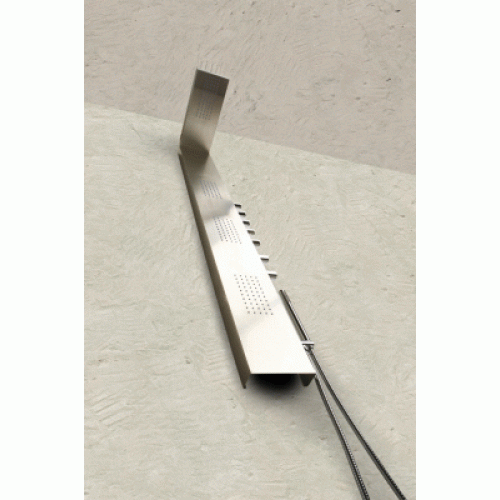 TEIKO Arges nástenný sprchový panel, nerez V261160N90T03004