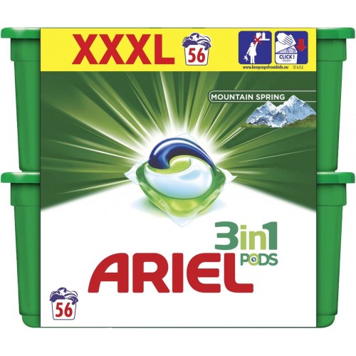 Ariel Mountain Spring 3v1 gelové kapsuly 56 ks Ariel Mountain Spring 3v1 gelové kapsuly 56 ks