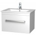 INTEDOOR ARTE spodná kúpeľňová skrinka závesná s keramickým umývadlom AR 75 55