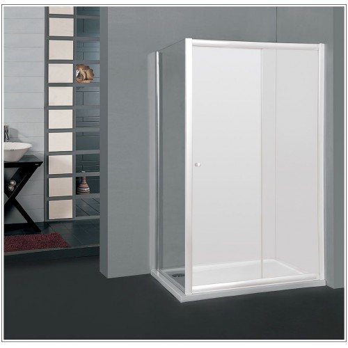 ARTTEC P-50 chrome clear Pevná bočná stena ku sprchovacím dverám Moon a šálom PAN00738