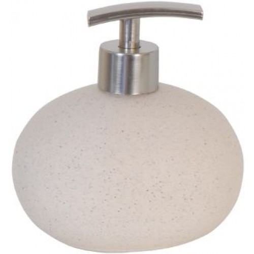 ARTTEC Dávkovač mydla - Manali - keramika + plast - sand stone MSV00009 ARTTEC Dávkovač mydla - Manali - keramika + plast - sand stone MSV00009