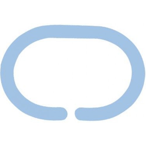 ARTTEC Háčiky pre sprchové závesy - set 12 ks - light blue MSV00125