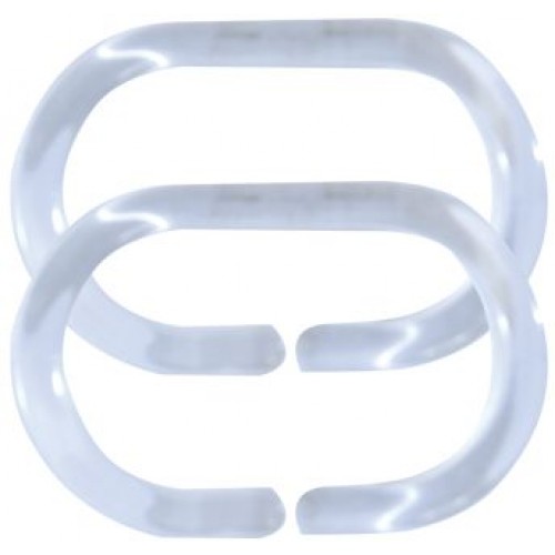 ARTTEC Háčiky pre sprchové závesy - set 12 ks - transparent MSV00129