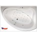 ARTTEC Massage FLAT 150x90 pravá Hydro a air masážna akrylátová vaňa PAN00748