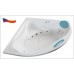 ARTTEC Massage FLAT 140x140 Hydro a air masážna akrylátová vaňa PAN00746