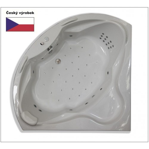 ARTTEC EXCLUSIVE massage FLAT 150x150 Hydro a air masážna akrylátová vaňa PAN00777