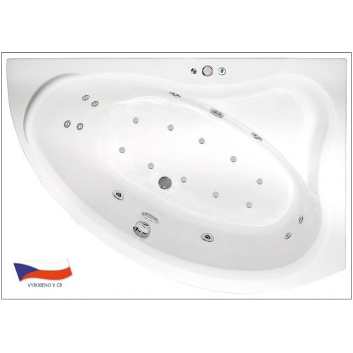 ARTTEC LUXUS MASSAGE 150x90 pravá Luxusná hydromasážna vaňa PAN00720