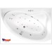 ARTTEC LUXUS MASSAGE 150x90 pravá Luxusná hydromasážna vaňa PAN00720