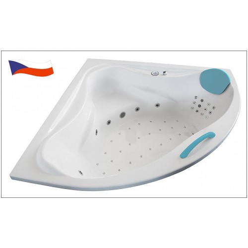 ARTTEC EXCLUSIVE massage FLAT 140x140 Hydro a air masážna akrylátová vaňa PAN00778