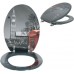 ARTTEC WC sedátko - MDF - 42,5 x36, 5x1, 7 cm - nerez pánty - londres MSV00657