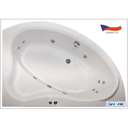ARTTEC SURF MASSAGE 150x90 pravá Hydromasážna akrylátová vaňa PAN00552