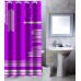 ARTTEC Sprchový záves - 180x200 cm - polyester - pink graphic MSV00569