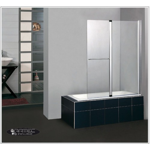 ARTTEC Zástena 506 chrome clear Vaňová zástena dvojdielna PAN00625