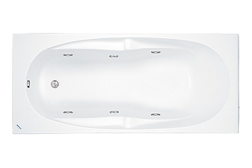 TEIKO Vaňa Asuán obdĺžniková 160 x 70 cm - HTP systém DUO PNEU V212160N04T03041