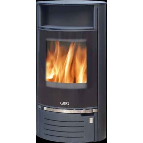 ABX Atlantik 7, krbové kachle na drevo, čierny plech
