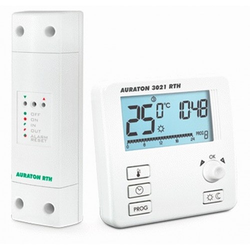AURATON 3021 RTH Bezdrôtový programovateľný termostat s podsvieteným displejom