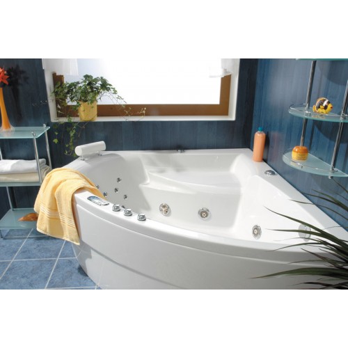 TEIKO Vaňa Auriga L rohová 150x150 cm - HTP systém DUO PNEU, ľavá V211150L04T04041