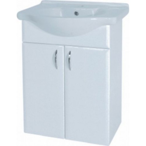 INTEDOOR AZZURRA  spodná kúpeľňová skrinka s keramickým umývadlom AZ55Z/63 