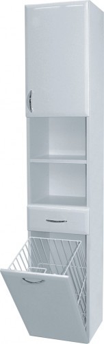 INTEDOOR AZZURRA vysoká kúpeľňová skrinka závesná pravá AZSVP35PKZ/63 INTEDOOR AZZURRA vysoká kúpeľňová skrinka závesná pravá AZSVP35PKZ/63