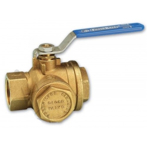 Guľový uzáver voda s filtrom - FILTER BALL 3/4 "IVAR.51F