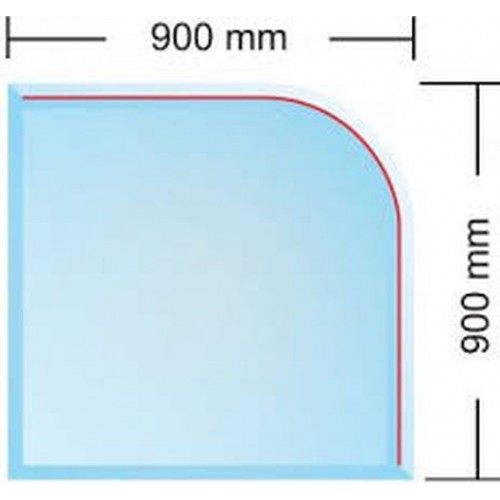 BANADOR Podkladové sklo Paris 900x900 mm sklo 6mm PS-PAR-6 BANADOR Podkladové sklo Paris 900x900 mm sklo 6mm PS-PAR-6
