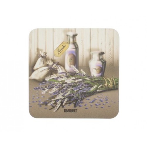 BANQUET 6D sada plastového prestieranie 10x10 cm LEVANDULA 12CF43287CST BANQUET 6D sada plastového prestieranie 10x10 cm LEVANDULA 12CF43287CST