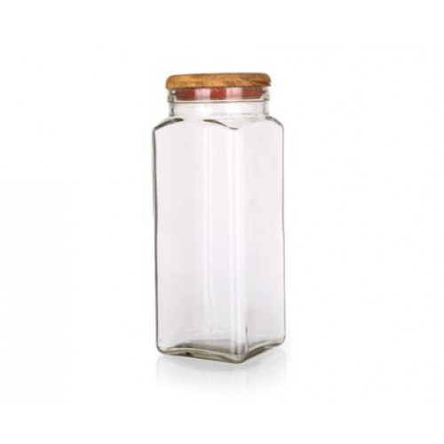 VETRO-PLUS Dóza Kubík 2,5l drevené veko 166351542