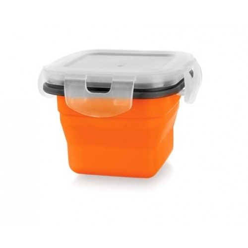 BANQUET Silikónová skladacia miska s viečkom Culinaria orange 3126600O
