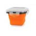 BANQUET Silikónová skladacia miska s viečkom Culinaria orange 3126600O
