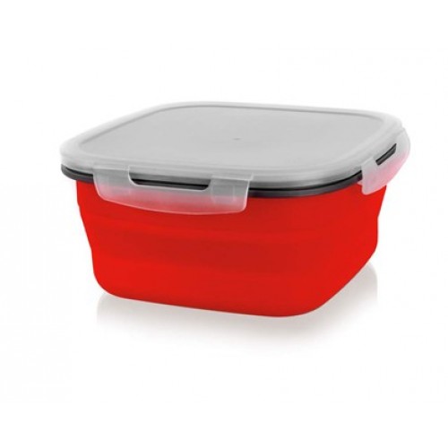 BANQUET Silikónová miska skladacia s vekom 1900ml, CULINARIA RED 3126610R