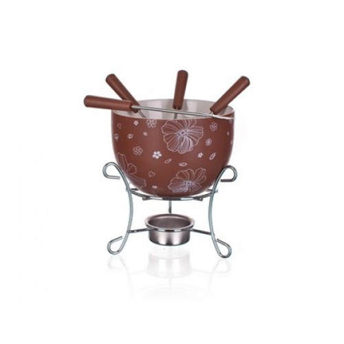 BANQUET 6 dielny fondue set na čokoládu Choco Blossoms 17AA1203-A BANQUET 6 dielny fondue set na čokoládu Choco Blossoms 17AA1203-A