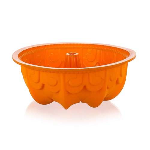 BANQUET Silikónová bábovka s reliéfom 25x9 cm Culinaria orange 3120020O