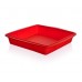 BANQUET Silikónový pekáč 23x23x4 cm Culinaria red 3120050R