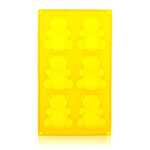 BANQUET Silikónová forma 6ks Medvedíky31x18x2 cm Culinaria yellow 3120175Y BANQUET Silikónová forma 6ks Medvedíky31x18x2 cm Culinaria yellow 3120175Y