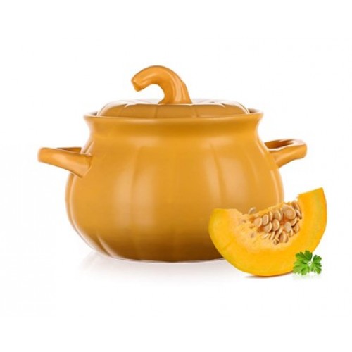 BANQUET Keramický hrniec na varenie a pečenie 3,6l Pumpkin 60PN2