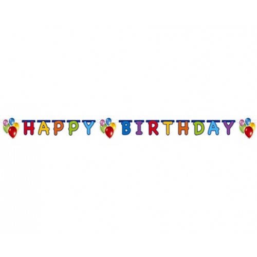 PROCOS Girlanda Happy Birthday Balloons 449724 PROCOS Girlanda Happy Birthday Balloons 449724