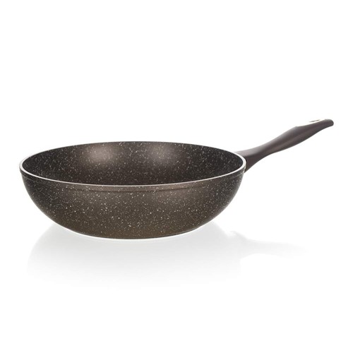 BANQUET GRANITE Panvica WOK s nepriľnavým povrchom Dark Brown 28 cm 40050728B