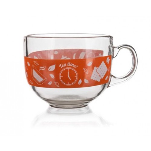 BANQUET Hrnček jumbo MALAGA Tea Time, 435 ml 04207004
