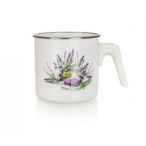 BANQUET LAVENDERMliekovar smaltovaný 12x12cm 13CPSM12LAV