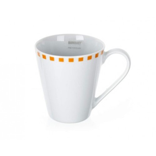 BANQUET Hrnček 290ml CUBITO ORANGE 60AAW112202 BANQUET Hrnček 290ml CUBITO ORANGE 60AAW112202