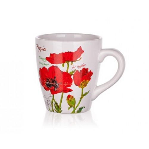 BANQUET Hrnček 500ml Red Poppy 60ZF1272RP