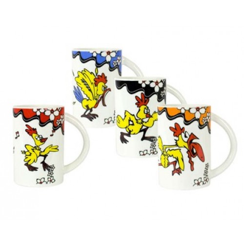 Hrnček Chicken Jazz assort. 60ZPX3144 Hrnček Chicken Jazz assort. 60ZPX3144