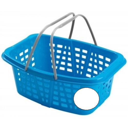HEIDRUN kôš na bielizeň s rukoväti, 26l, biela 348348